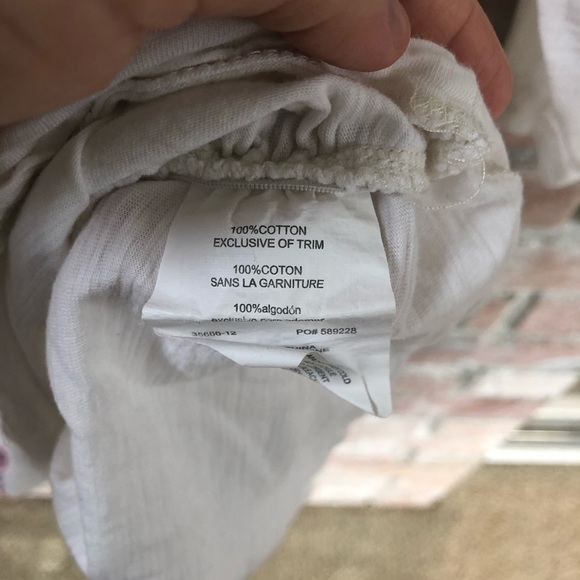 Motherhood Maternity 3/4 length shirt with flowers - Picture 4 of 4